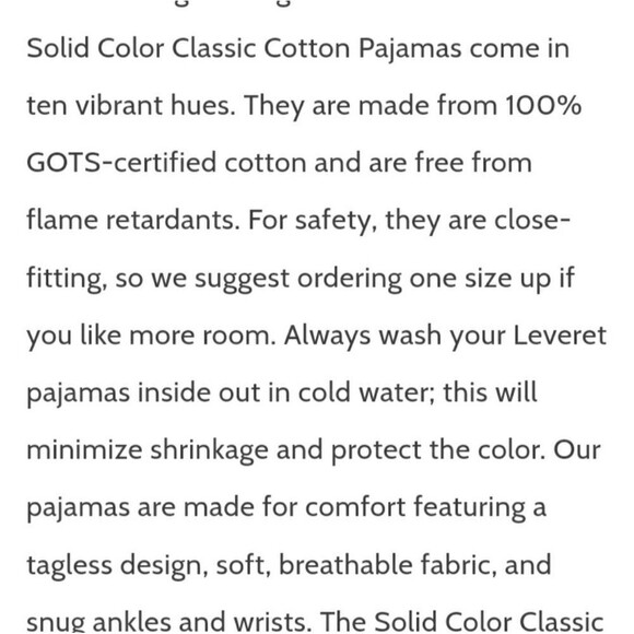 Leveret Light Blue Matching Family Pajama Set Size 10Y NWT Novelty Sleepwear - Picture 7 of 7